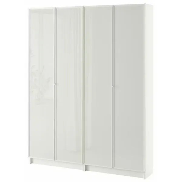 Dulap Ikea Billy/Hogbo 202 x 160 x 30 / MDF / White photo 1