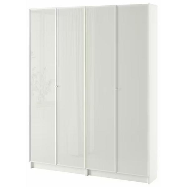 Dulap Ikea Billy/Hogbo 202 x 160 x 30 / MDF / White photo 1