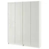Шкаф Ikea Billy/Hogbo 202 x 160 x 30см / МДФ / White