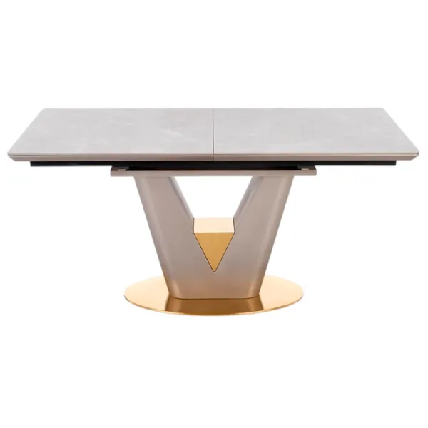 Кухонный стол раскладной Modern Valentino Керамика/ Светло-серый photo 2 Кухонный стол раскладной Modern Valentino Керамика/ Светло-серый photo 2