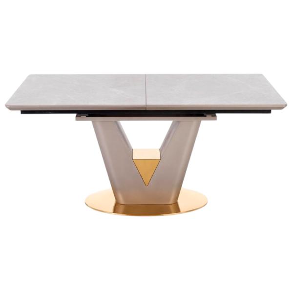 Кухонный стол раскладной Modern Valentino Керамика/ Светло-серый photo 2 Кухонный стол раскладной Modern Valentino Керамика/ Светло-серый photo 2