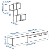 Living Ikea Eket Modulară / White photo 3