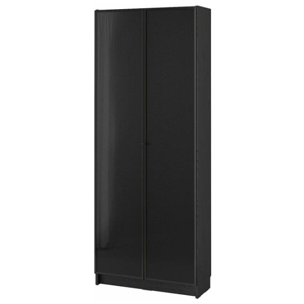 Шкаф Ikea Billy/Hogbo 202 x 80 x 30см / МДФ / Дуб черный photo 1 Шкаф Ikea Billy/Hogbo 202 x 80 x 30см / МДФ / Дуб черный photo 1