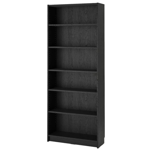Шкаф Ikea Billy/Hogbo 202 x 80 x 30см / МДФ / Дуб черный photo 3 Шкаф Ikea Billy/Hogbo 202 x 80 x 30см / МДФ / Дуб черный photo 3