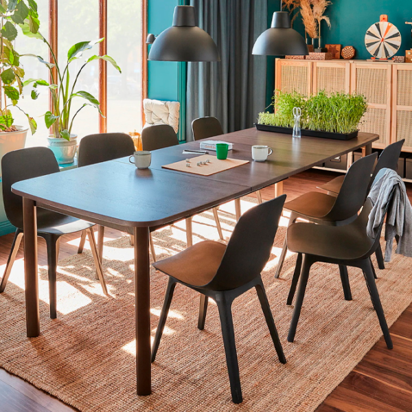 Кухонный стул Ikea Odger Пластик/ Черный Антрацит photo 3