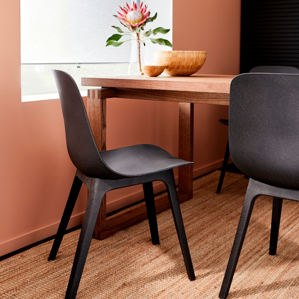 Кухонный стул Ikea Odger Пластик/ Черный Антрацит photo 5