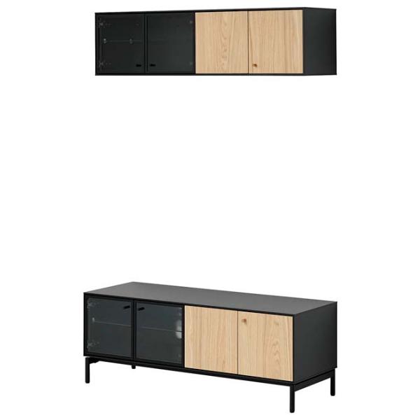 Гостиная Ikea Boastad Линейная / Black photo 1 Гостиная Ikea Boastad Линейная / Black photo 1