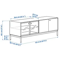 Living Ikea Boastad Liniară / Black photo 3