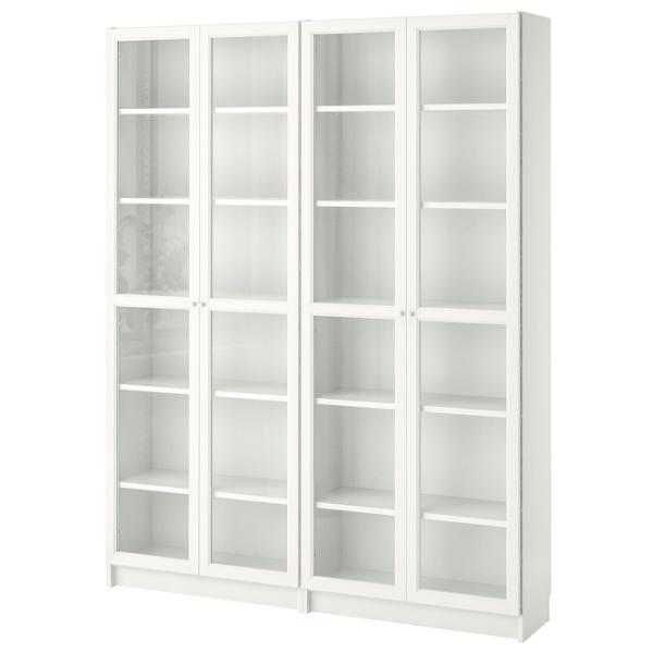 Dulap Ikea Billy/Oxberg 202 x 160 x 30 / MDF / White photo 1