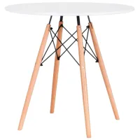 Masă de bucătărie fixă Modern KJZB200-80 PAL/ White photo 3