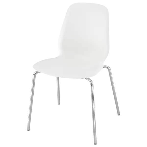 Кухонный стул Ikea Lidas/Sefast Пластик/ Белый Хром photo 1