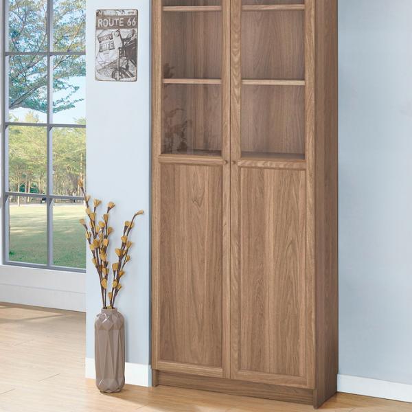 Dulap Ikea Billy/Oxberg 237 x 80 x 30 / Sticlă / Stejar photo 2 Dulap Ikea Billy/Oxberg 237 x 80 x 30 / Sticlă / Stejar photo 2