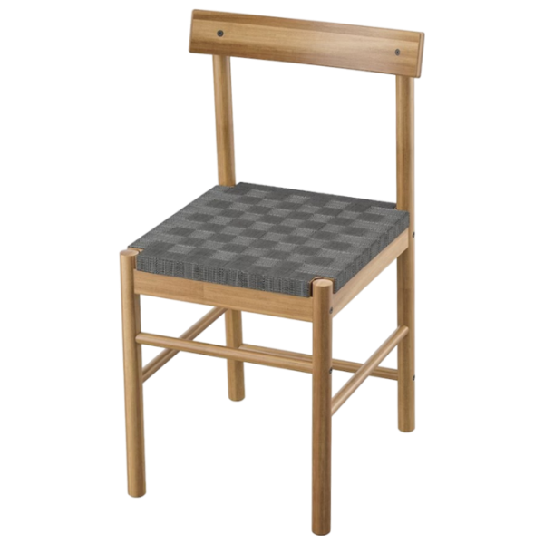 Кухонный стул Ikea Nackanas Массив/ Серый Wood photo 1