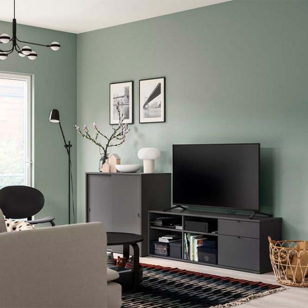 Гостиная Ikea Vihals Модульная / Dark grey photo 2 Гостиная Ikea Vihals Модульная / Dark grey photo 2