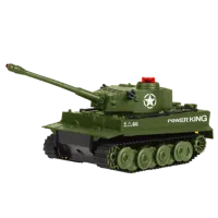 Боевой Танк Optmarket OP МЕ03.224 3695100376819 5 км/ч / 2.4 ГГц / Черный Зеленый photo 4
