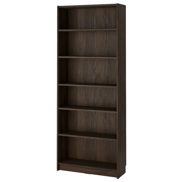 Dulap Ikea Billy/Oxberg 237 x 200 x 30 / MDF / Dark brown photo 3