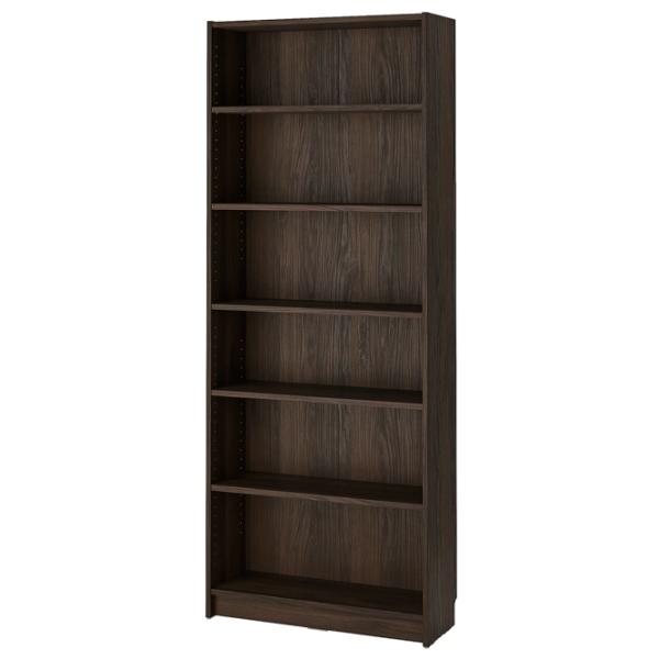 Dulap Ikea Billy/Oxberg 237 x 200 x 30 / MDF / Dark brown photo 3