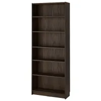 Dulap Ikea Billy/Oxberg 237 x 200 x 30 / MDF / Dark brown photo 3