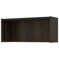 Dulap Ikea Billy/Oxberg 237 x 200 x 30 / MDF / Dark brown photo 4