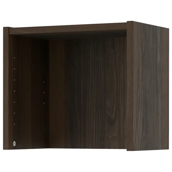 Dulap Ikea Billy/Oxberg 237 x 200 x 30 / MDF / Dark brown photo 5