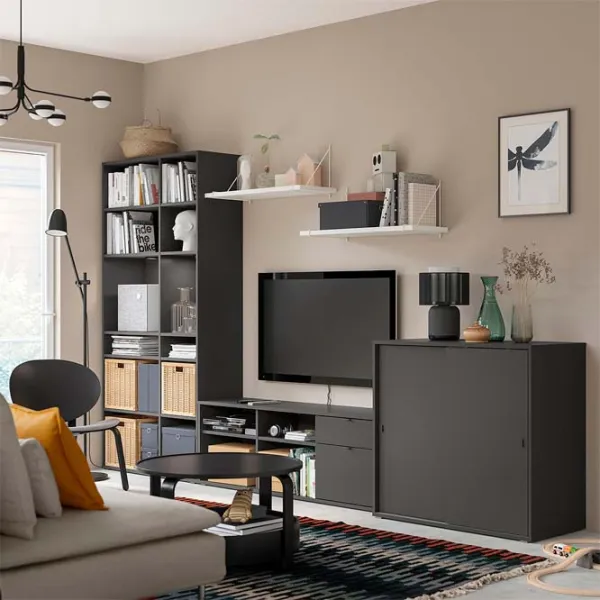 Гостиная Ikea Vihals Модульная / Dark grey photo 2 Гостиная Ikea Vihals Модульная / Dark grey photo 2