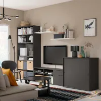 Living Ikea Vihals Modulară / Dark grey photo 2