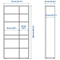 Living Ikea Vihals Modulară / Dark grey photo 5