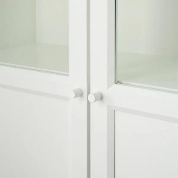 Dulap Ikea Billy/Oxberg 202 x 160 x 30 / Sticlă / White photo 2 Dulap Ikea Billy/Oxberg 202 x 160 x 30 / Sticlă / White photo 2