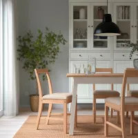 Scaun de bucătărie Ikea Pinntorp/Katorp Lemn/ Beige Wood photo 5
