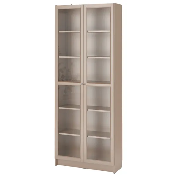 Dulap Ikea Billy  202 x 80 x 30 / Sticlă / Gray photo 1