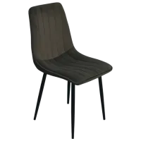 Scaun de bucătărie Evelin XR-154 B Velur/ Dark Gray Black