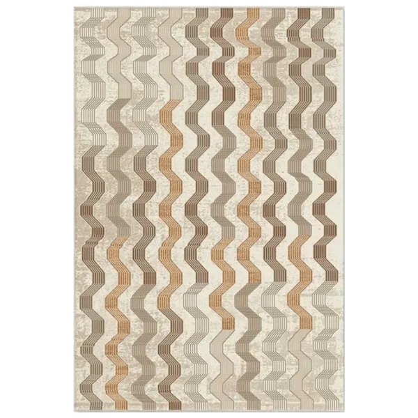 Covor Covoare Ungheni Delta Beige Brown / Polipropilenă photo 1