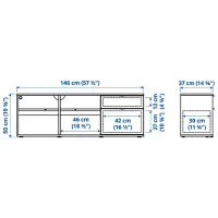 Living Ikea Vihals Modulară / Dark grey photo 6