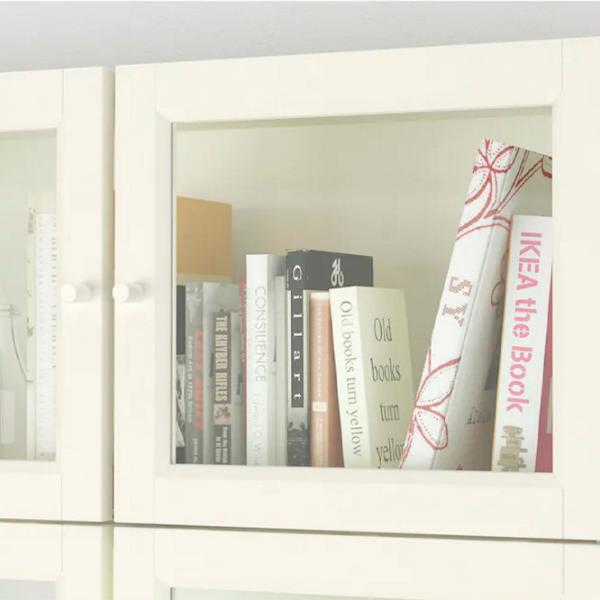 Dulap Ikea Billy/Oxberg 237 x 80 x 30 / Sticlă / White photo 3 Dulap Ikea Billy/Oxberg 237 x 80 x 30 / Sticlă / White photo 3
