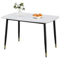 Masă de bucătărie fixă Marcel Prod DT-9034 Piatră/ White