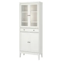 Витрина для гостиной Ikea Idanas ДСП / White