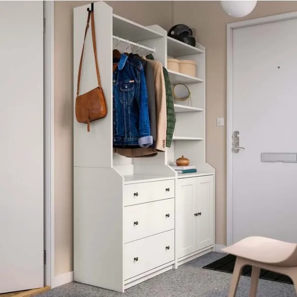 Dulap pentru antreu Ikea Hauga PAL / White photo 2 Dulap pentru antreu Ikea Hauga PAL / White photo 2