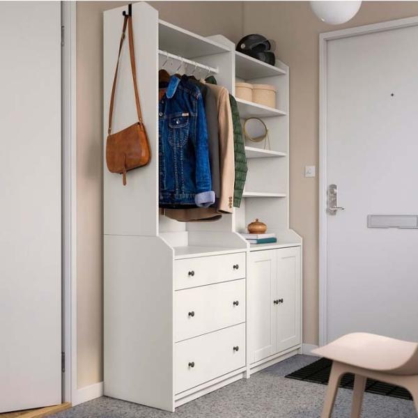 Dulap pentru antreu Ikea Hauga PAL / White photo 2 Dulap pentru antreu Ikea Hauga PAL / White photo 2