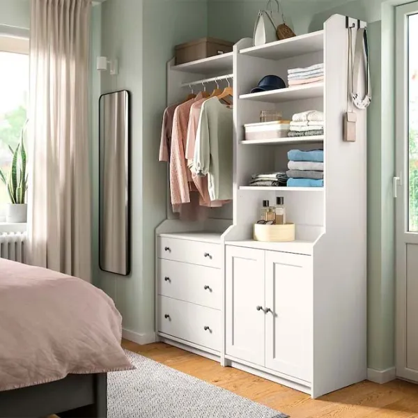 Dulap pentru antreu Ikea Hauga PAL / White photo 3 Dulap pentru antreu Ikea Hauga PAL / White photo 3
