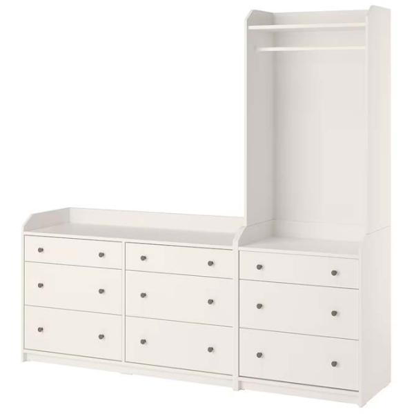 Dulap pentru antreu Ikea Hauga PAL / White photo 1