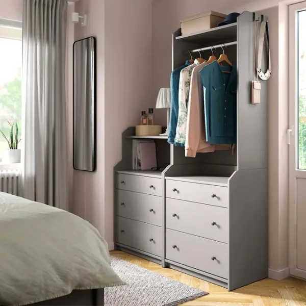 Dulap pentru antreu Ikea Hauga PAL / Gray photo 2