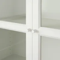 Dulap Ikea Billy/Oxberg 202 x 120 x 30 / Sticlă / White photo 2