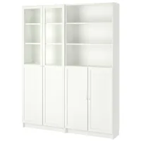 Dulap Ikea Billy/Oxberg 202 x 160 x 30 / MDF / White