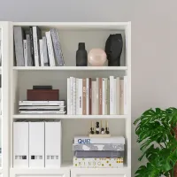 Dulap Ikea Billy/Oxberg 202 x 160 x 30 / MDF / White photo 7