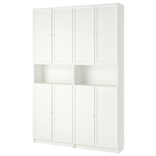 Dulap Ikea Billy/Oxberg 237 x 160 x 30 / MDF / White photo 1