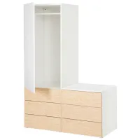 Шкаф для прихожей Ikea Platsa ДСП / Oak