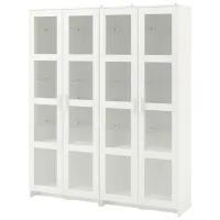 Dulap Ikea Brimnes 190 x 160 x 35 / Sticlă / White
