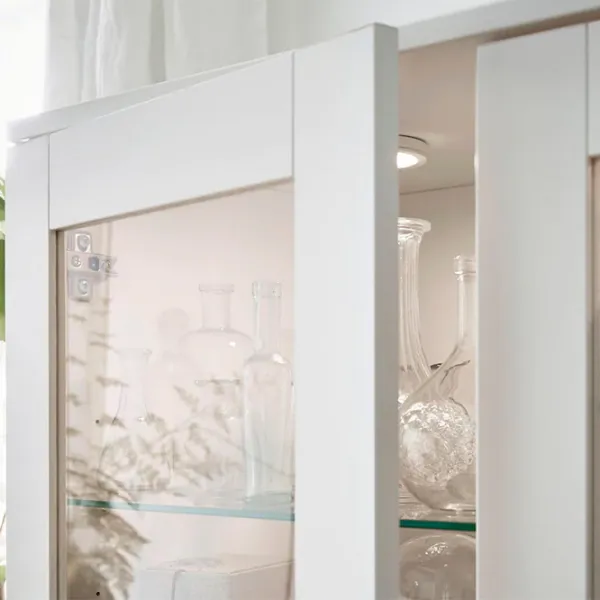 Dulap Ikea Brimnes 190 x 160 x 35 / Sticlă / White photo 3