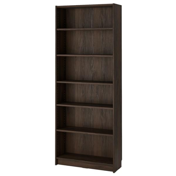 Шкаф Ikea Billy/Oxberg 202 x 160 x 30см / МДФ / Темно коричневый photo 3