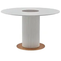 Кухонный стол зафиксированный Dogtas ARONA ДСП/ Белый